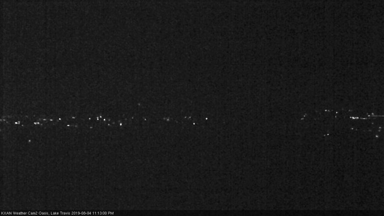 Lake Travis webcam, August 4, 2019 10:15 PM CT