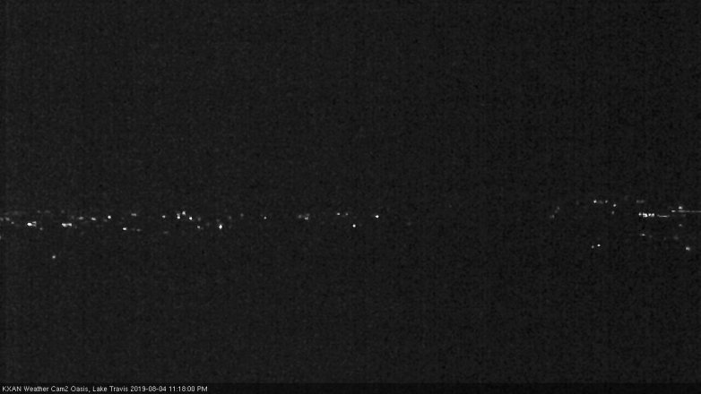 Lake Travis webcam, August 4, 2019 10:20 PM CT