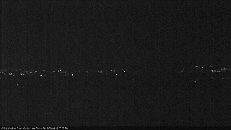 Lake Travis webcam, August 4, 2019 10:25 PM CT