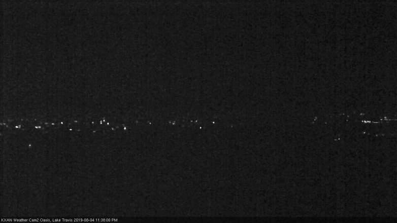 Lake Travis webcam, August 4, 2019 10:40 PM CT