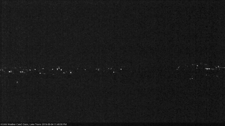 Lake Travis webcam, August 4, 2019 10:50 PM CT