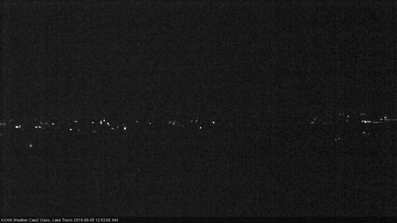 Lake Travis webcam, August 4, 2019 11:55 PM CT