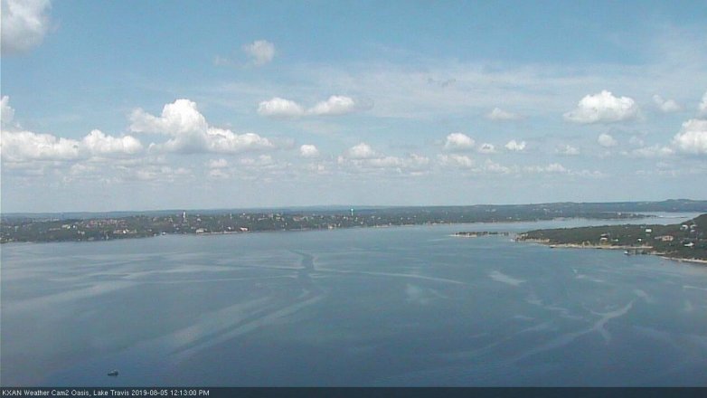 Lake Travis webcam, August 5, 2019 11:15 AM CT