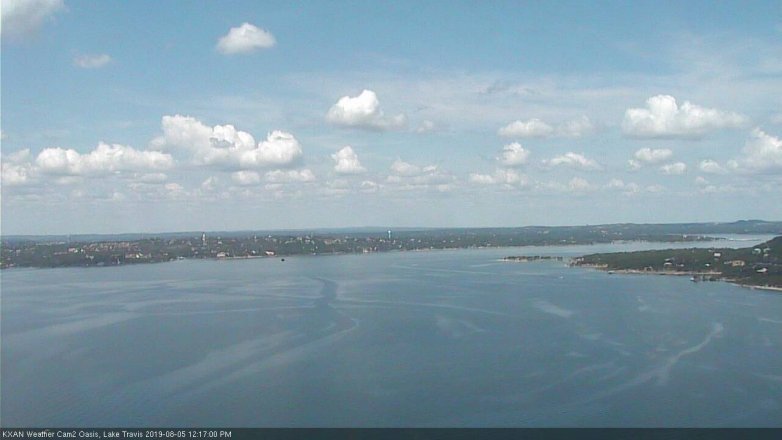 Lake Travis webcam, August 5, 2019 11:20 AM CT