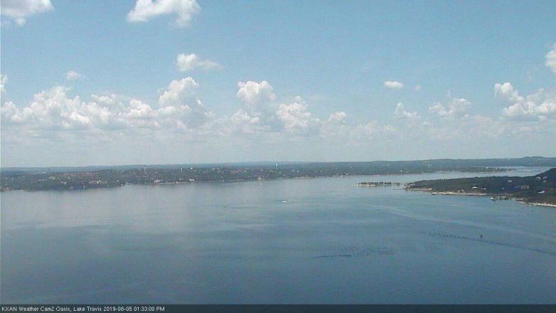 Lake Travis webcam, August 5, 2019 12:35 PM CT