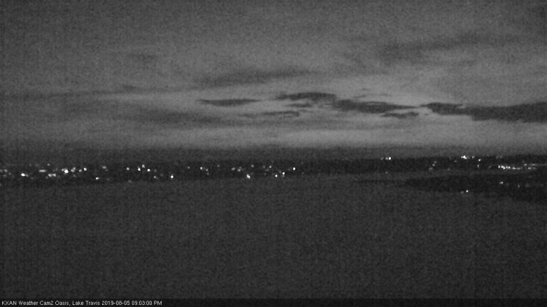 Lake Travis webcam, August 5, 2019 8:05 PM CT