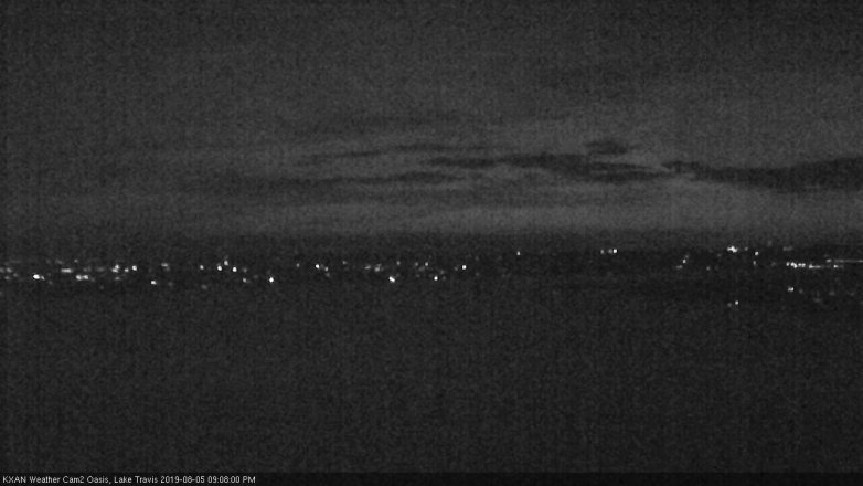 Lake Travis webcam, August 5, 2019 8:10 PM CT