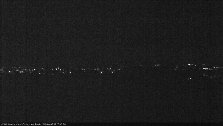 Lake Travis webcam, August 5, 2019 8:25 PM CT