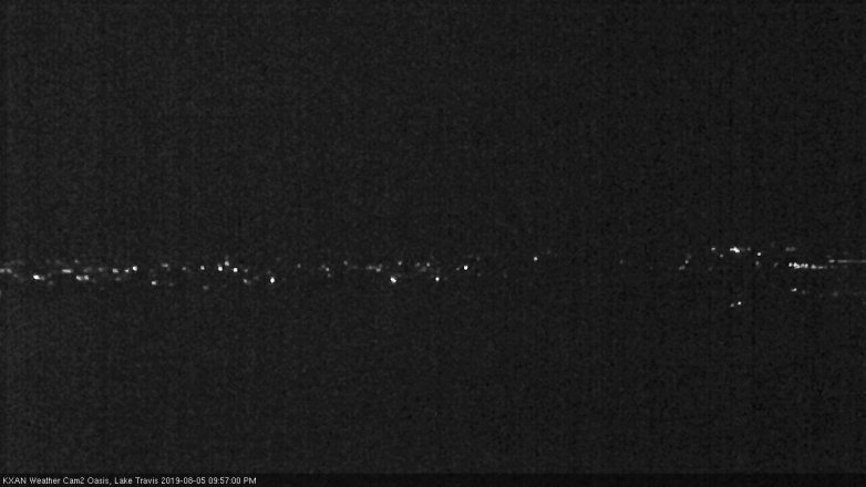 Lake Travis webcam, August 5, 2019 9:00 PM CT