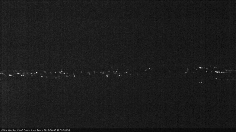 Lake Travis webcam, August 5, 2019 9:05 PM CT