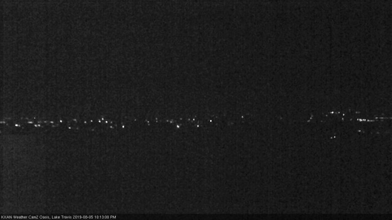 Lake Travis webcam, August 5, 2019 9:15 PM CT