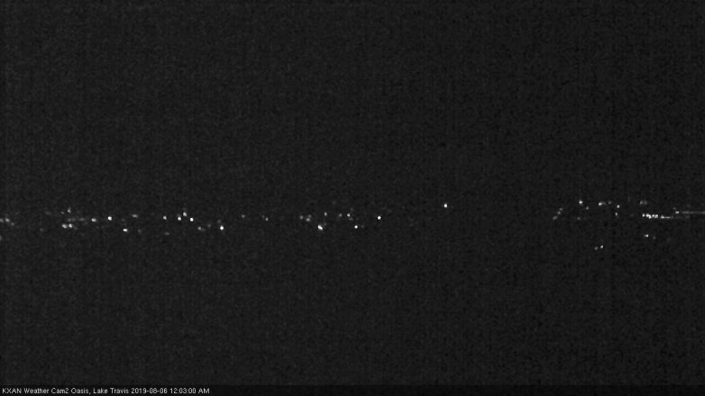 Lake Travis webcam, August 5, 2019 11:05 PM CT