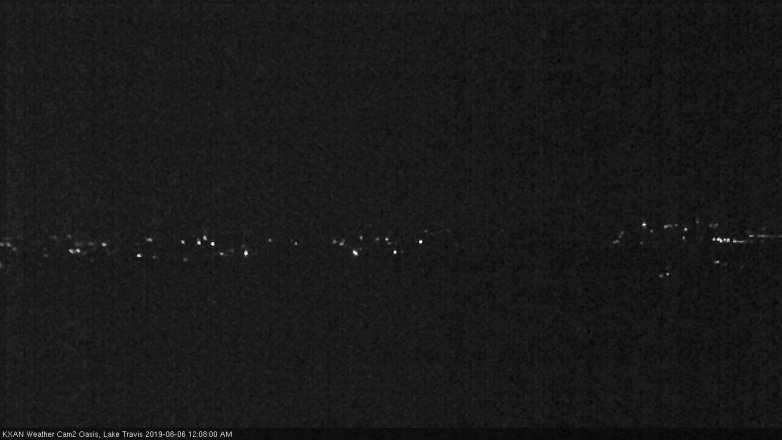 Lake Travis webcam, August 5, 2019 11:10 PM CT