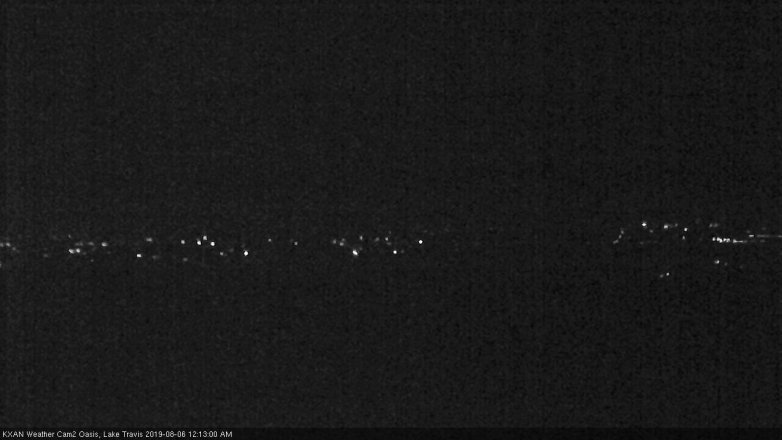 Lake Travis webcam, August 5, 2019 11:15 PM CT