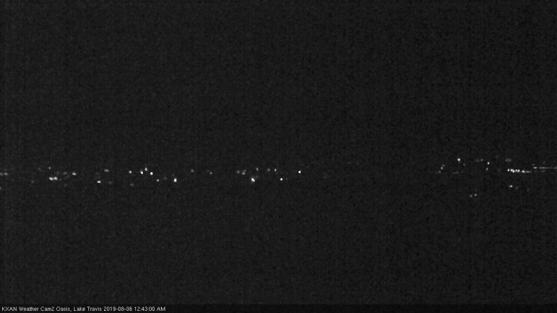 Lake Travis webcam, August 5, 2019 11:45 PM CT