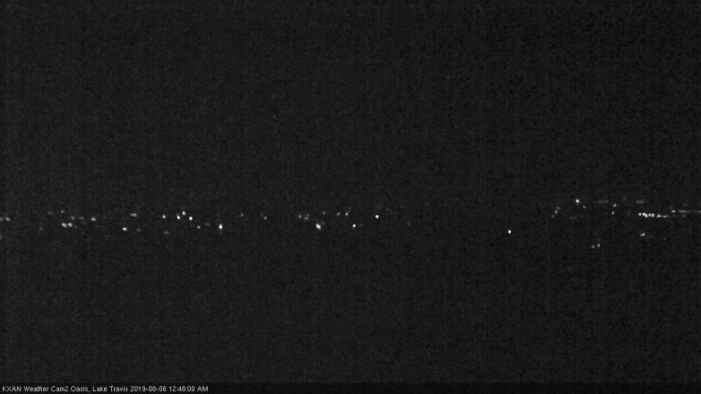 Lake Travis webcam, August 5, 2019 11:50 PM CT