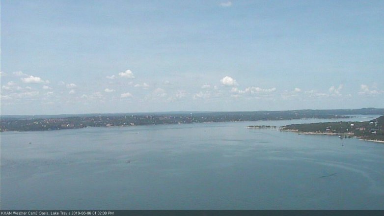 Lake Travis webcam, August 6, 2019 12:05 PM CT
