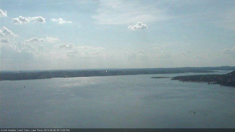 Lake Travis webcam, August 6, 2019 4:15 PM CT
