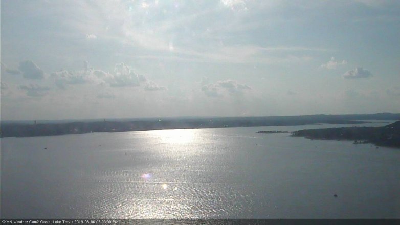 Lake Travis webcam, August 6, 2019 5:05 PM CT