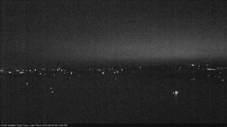 Lake Travis webcam, August 6, 2019 8:15 PM CT