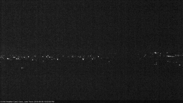 Lake Travis webcam, August 6, 2019 9:05 PM CT