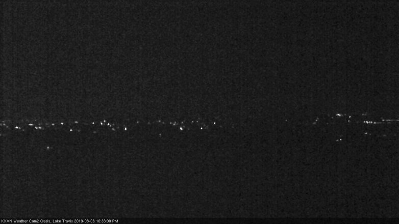 Lake Travis webcam, August 6, 2019 9:35 PM CT