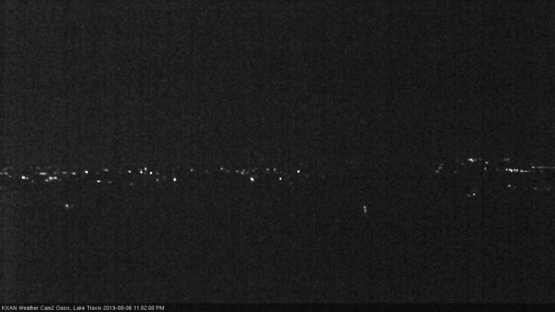 Lake Travis webcam, August 6, 2019 10:05 PM CT