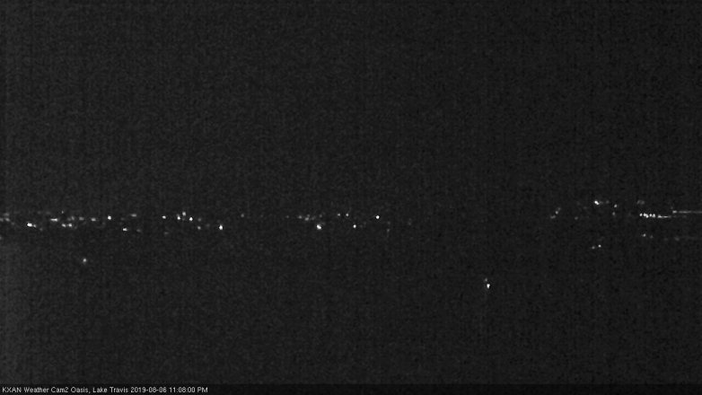 Lake Travis webcam, August 6, 2019 10:10 PM CT