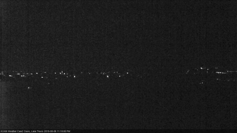 Lake Travis webcam, August 6, 2019 10:20 PM CT