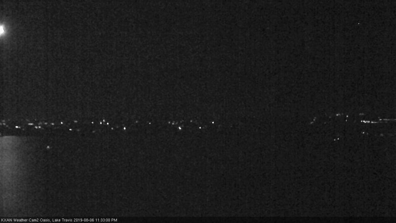 Lake Travis webcam, August 6, 2019 10:35 PM CT