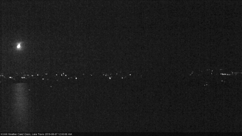 Lake Travis webcam, August 6, 2019 11:05 PM CT