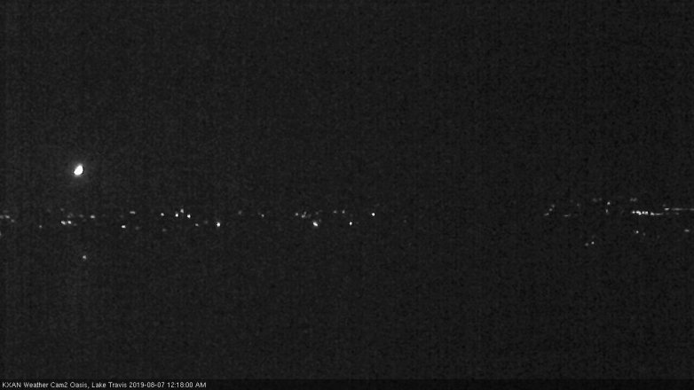 Lake Travis webcam, August 6, 2019 11:20 PM CT