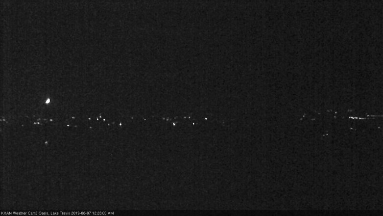 Lake Travis webcam, August 6, 2019 11:25 PM CT