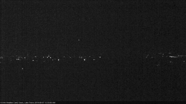Lake Travis webcam, August 6, 2019 11:35 PM CT