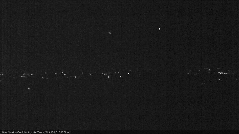 Lake Travis webcam, August 6, 2019 11:40 PM CT
