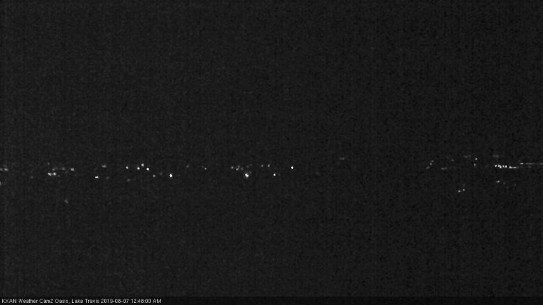 Lake Travis webcam, August 6, 2019 11:50 PM CT