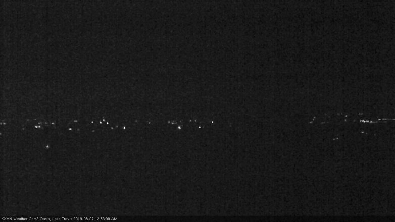 Lake Travis webcam, August 6, 2019 11:55 PM CT