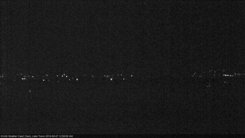 Lake Travis webcam, August 6, 2019 12:00 AM CT