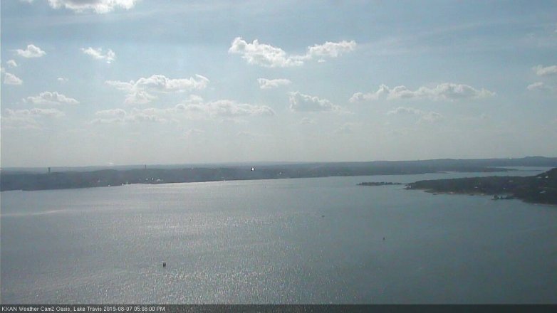 Lake Travis webcam, August 7, 2019 4:10 PM CT