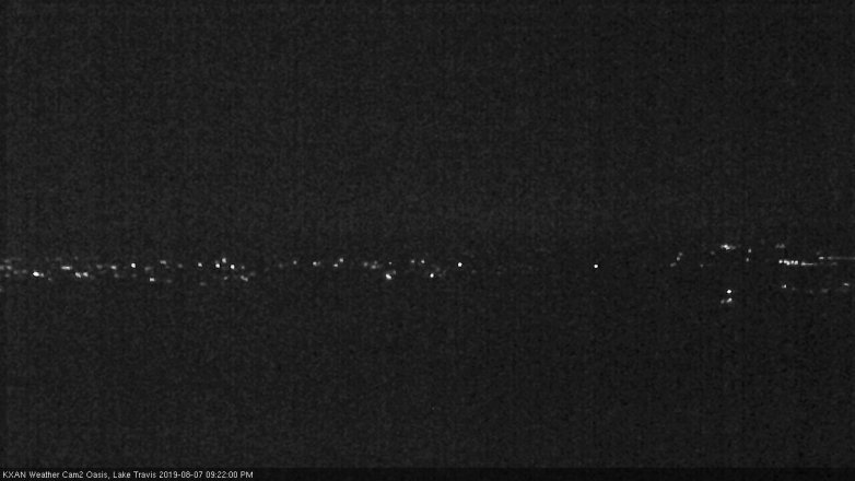 Lake Travis webcam, August 7, 2019 8:25 PM CT