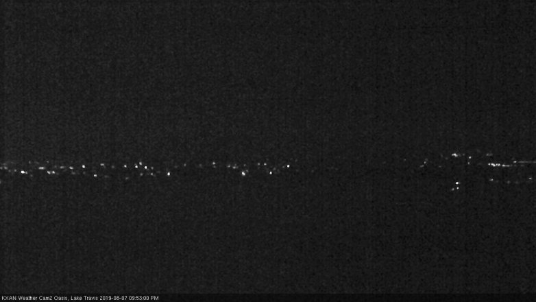 Lake Travis webcam, August 7, 2019 8:55 PM CT