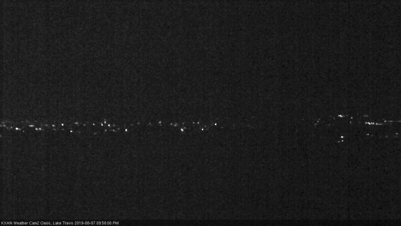 Lake Travis webcam, August 7, 2019 9:00 PM CT