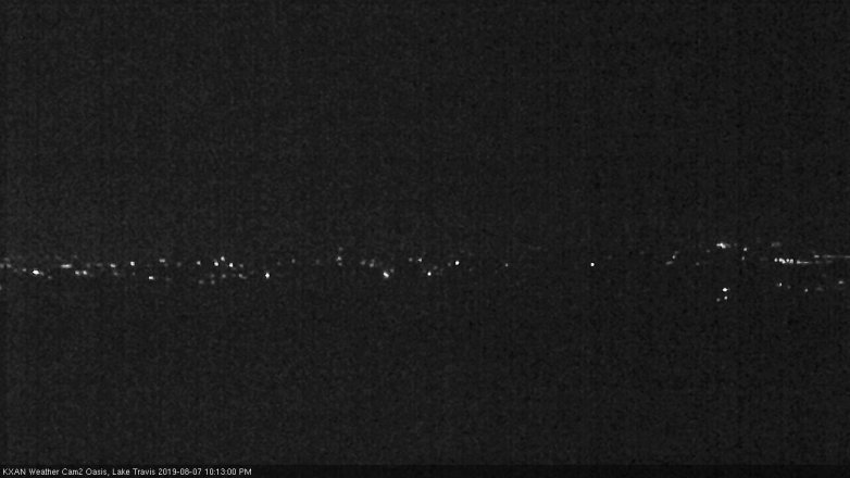 Lake Travis webcam, August 7, 2019 9:15 PM CT