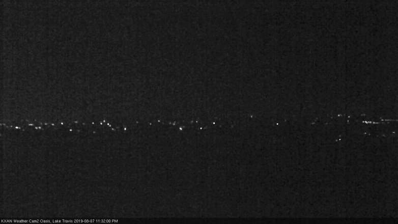 Lake Travis webcam, August 7, 2019 10:35 PM CT