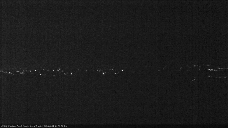 Lake Travis webcam, August 7, 2019 10:40 PM CT