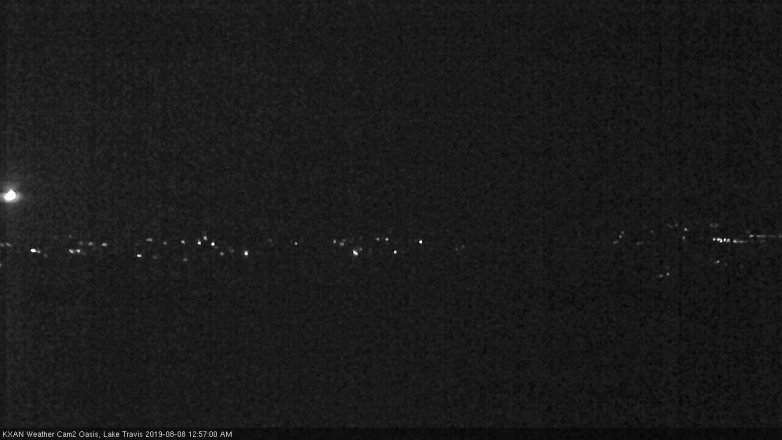 Lake Travis webcam, August 7, 2019 12:00 AM CT