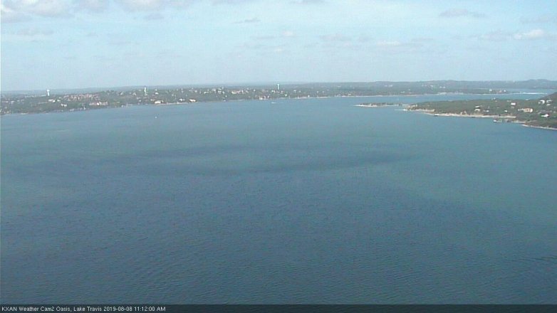 Lake Travis webcam, August 8, 2019 10:15 AM CT