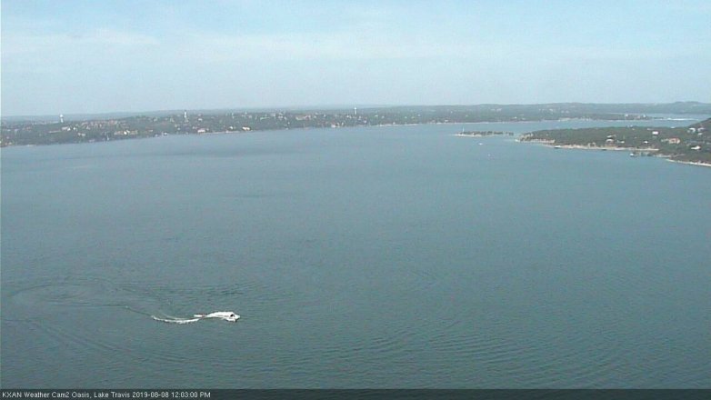 Lake Travis webcam, August 8, 2019 11:05 AM CT