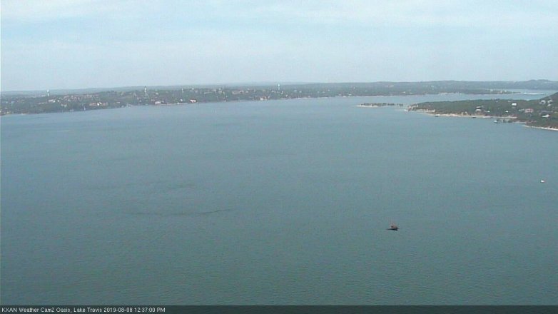 Lake Travis webcam, August 8, 2019 11:40 AM CT