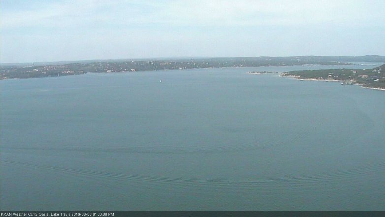 Lake Travis webcam, August 8, 2019 12:05 PM CT